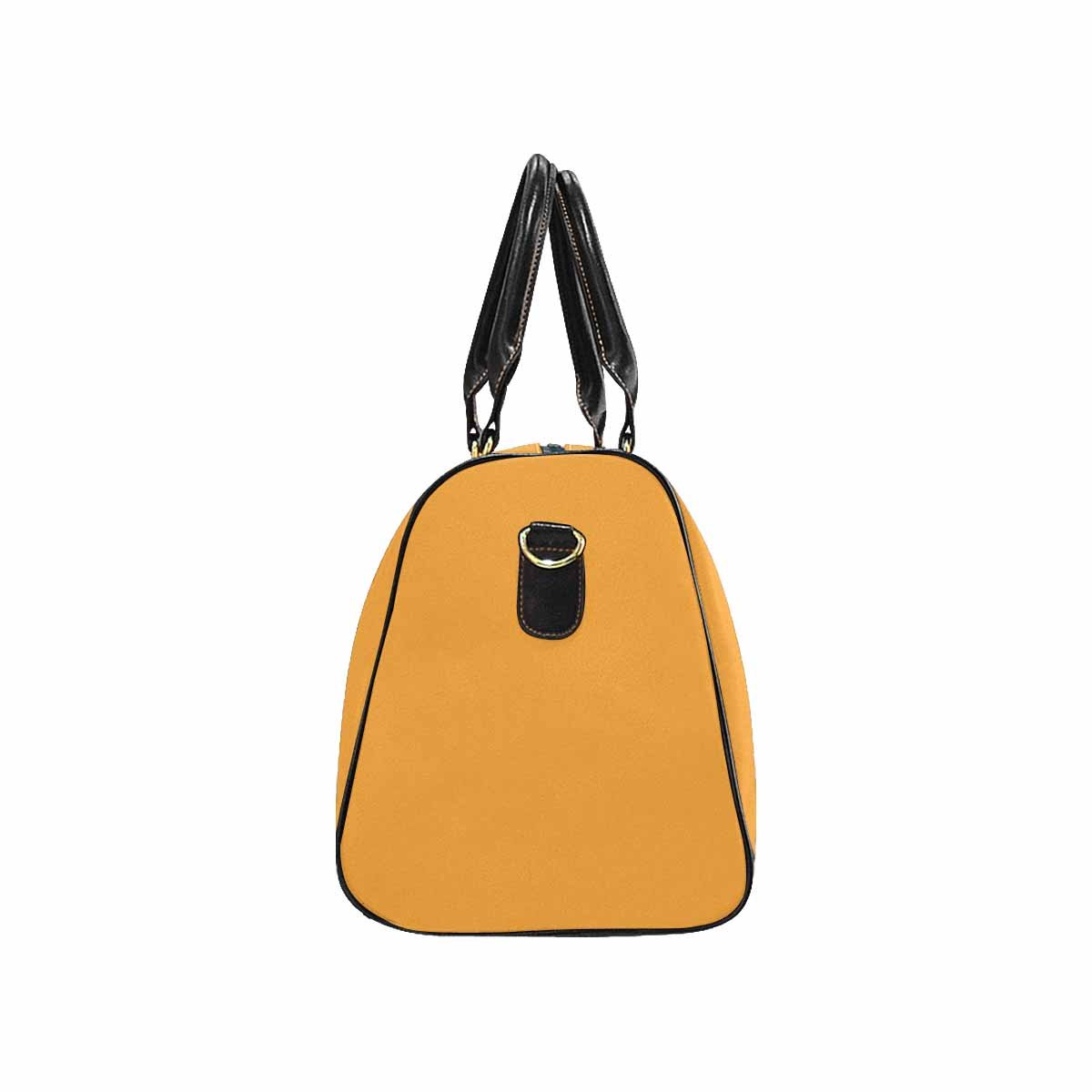 Yellow Orange Carry On Travel Luggage Bag with Adjustable Strap