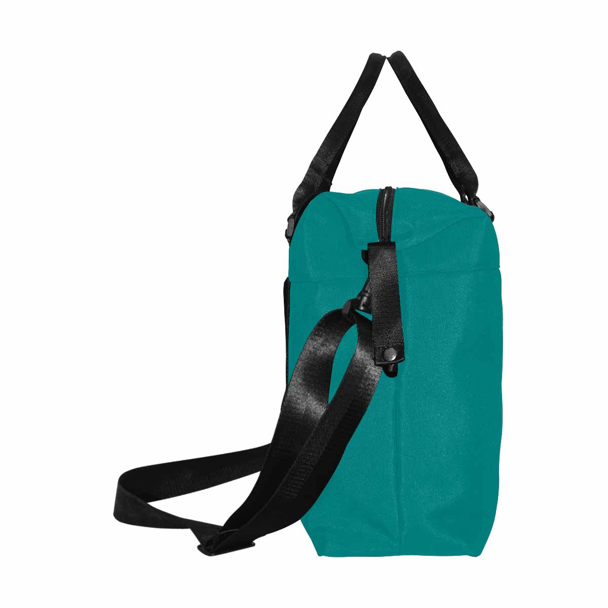 Dark Teal Weekender Luggage Bag with Adjustable Shoulder Strap