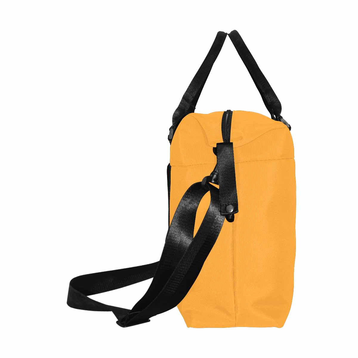 Yellow Orange Weekender Luggage Bag with Adjustable Shoulder Strap