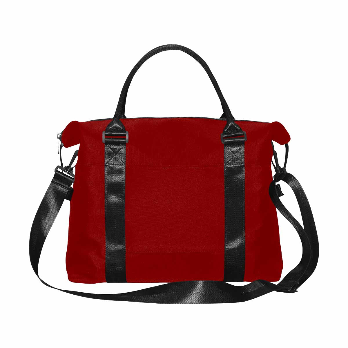 Maroon Red Weekender Luggage Bag with Adjustable Shoulder Strap